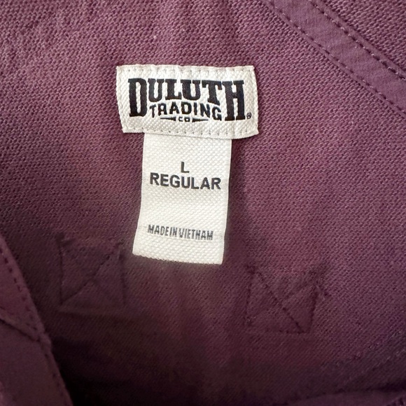 Duluth Trading Co Flexpedition Bib Overalls in Elderberry, size L - Picture 5 of 7